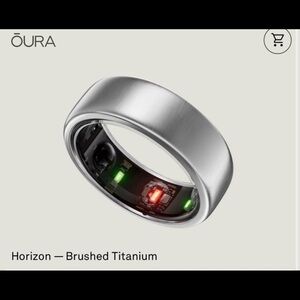 Horizon Wearable Ring - Brushed Titanium